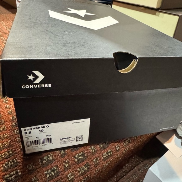 Converse Black Shoe Box with Logo - Picture 2 of 8